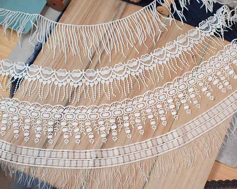 DIY素材 手芸品 カット タッセル 刺繍 レース アクセサリー diy 衣装 カーテン 布 ネックレス 装飾 レ..