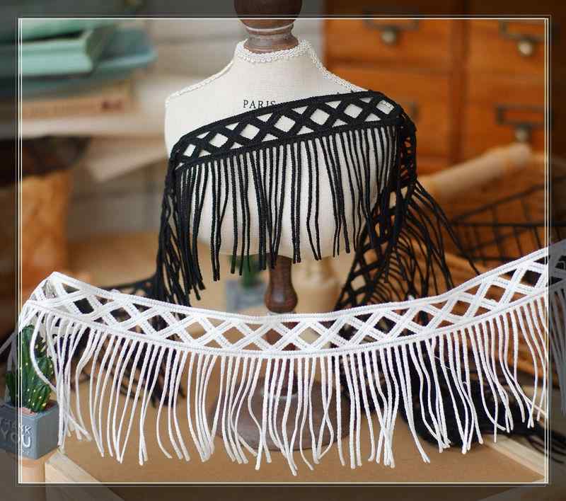 生地 布 幅 11cm ミルク 水溶性 衣装 レース スカート レース ホーム アクセサリー 裾 袖 襟 飾り シン..