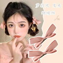 リボン かわいい レディース ファッション ヘア アクセサリー オールシーズン クリップ 布 リボン かわいい ピンク ロリータ