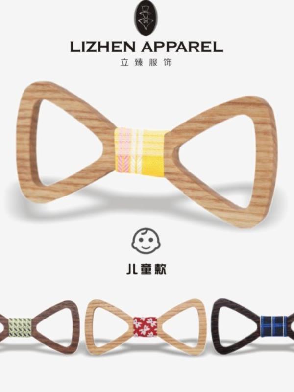 Other - 韓国 木 蝶ネクタイ ボウタイ 男の子 女の子 アクセサリー ボウタイ イベント パフォーマンス