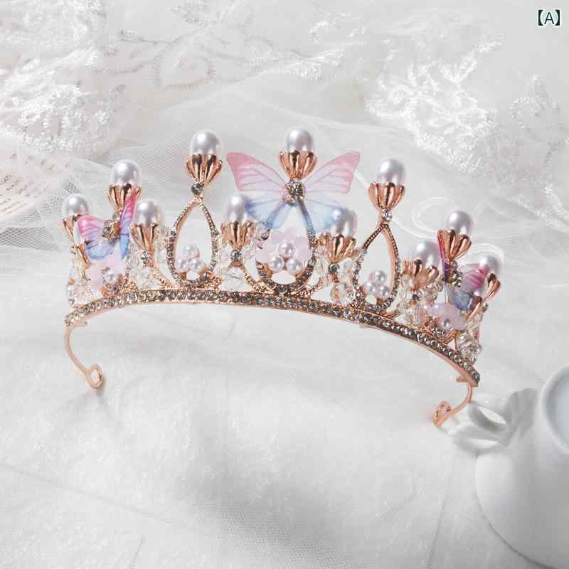 子供 アクセサリー ヘアアクセサリー 王冠 クラウン ティアラ 髪飾り ヘアバンド ...