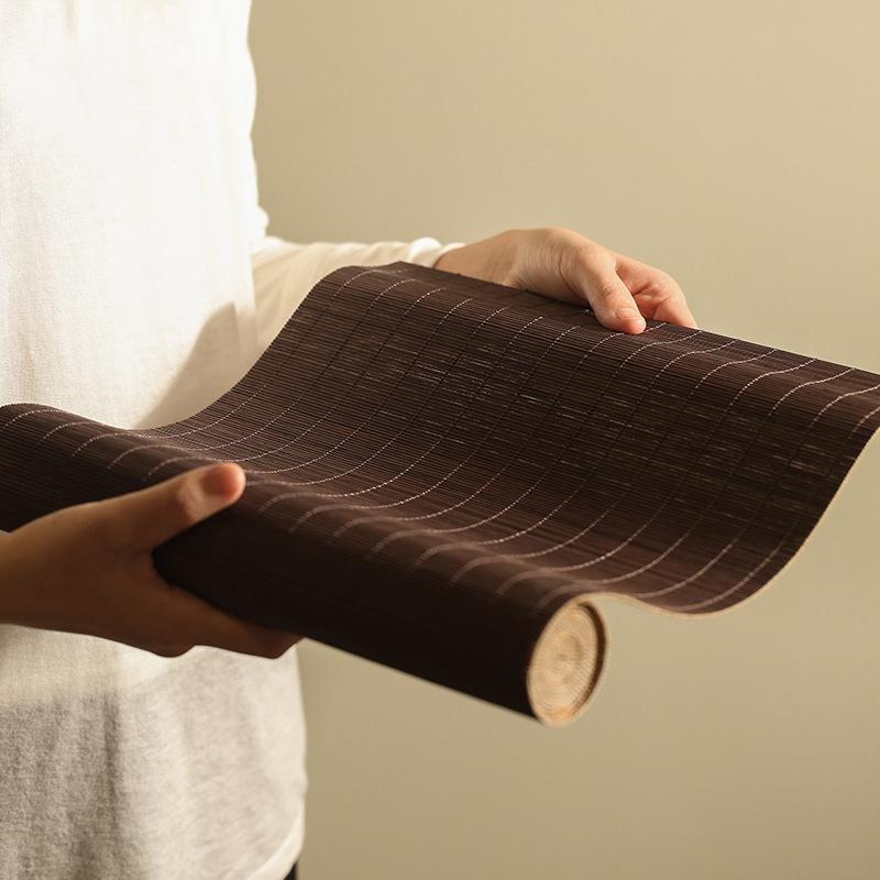 ティーマット テーブルクロス コースター 食器置き 竹 雑貨 小物 装飾品 アンティーク 道具 レトロ