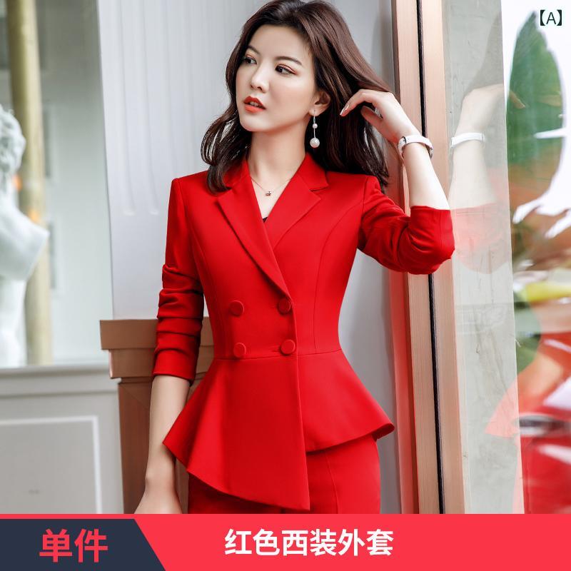 レディース スーツ スタイリッシュ レディース 婦人服 スーツ ジャケット スカート パンツ シャツ 春秋 パーティー エレガント ビジネス カジュアルスーツ