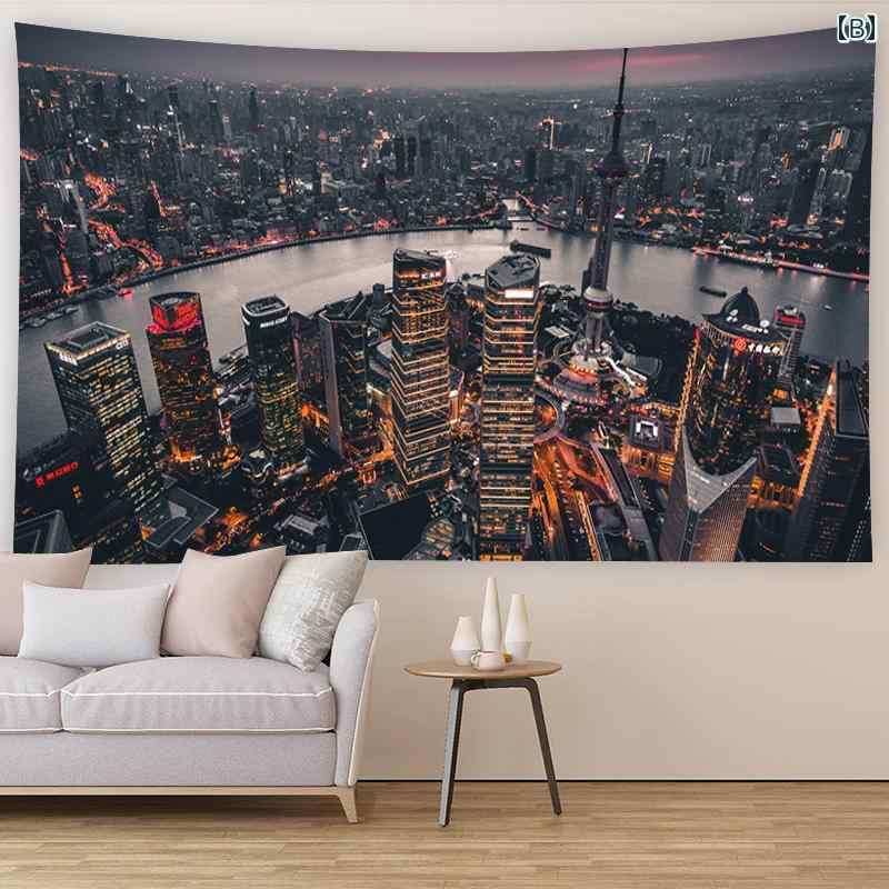 タペストリー 壁 装飾 美しい 背景 壁紙 布 モチーフ 柄 芸術 写真撮影 吊り布 おしゃれ インテリア レイアウト 北欧 3