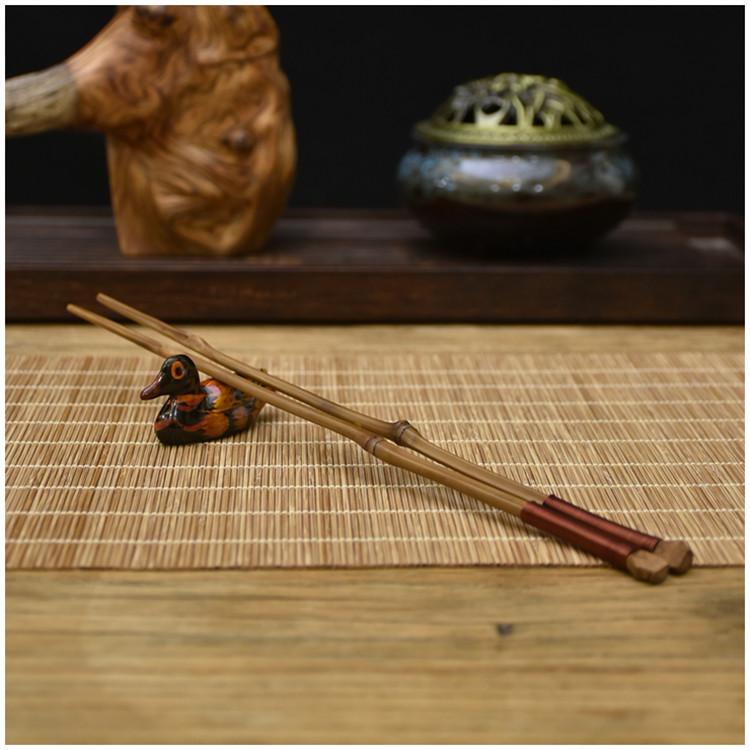 茶道具 箸 おし 卓上 竹 クリップ 食器 和風 雑貨 小物 装飾品 配膳品 道具 レトロ