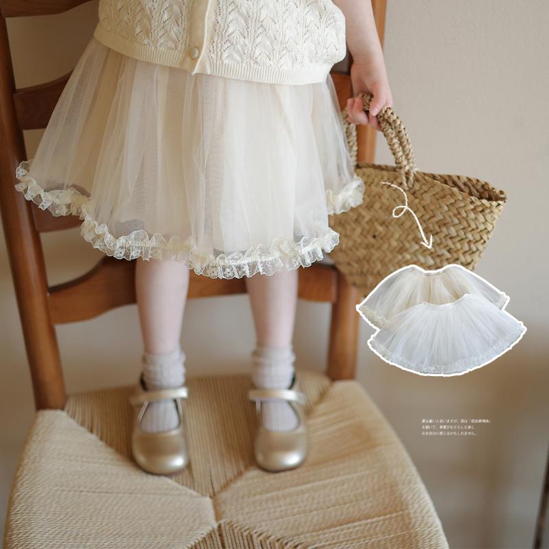 スカート チュチュ シンプル カジュアル かわいい ベビー 赤ちゃん キッズ 乳幼児 子供 ベビー服 キッズファッション 子供服 女の子 夏