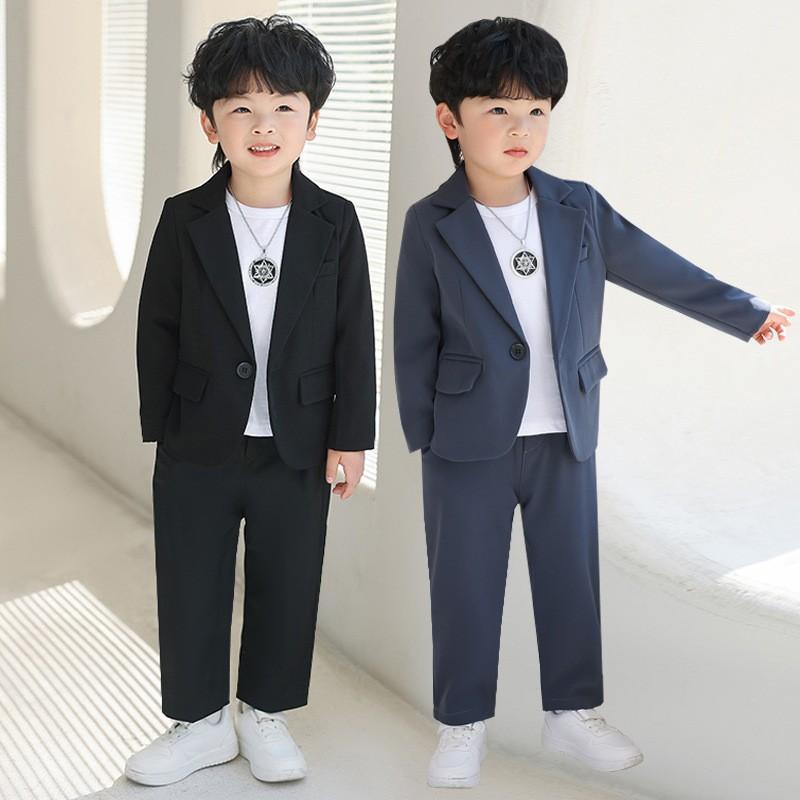 Other - 子供服 キッズ 春秋 スーツ パンツ ジャケット Tシャツ ネックレス セット カジュアル 男の子 写真撮影 衣装 おしゃれ