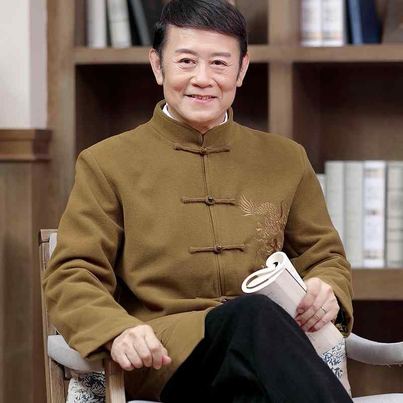 チャイニーズ メンズ ファッション トップス ジャケット コート シャツ レトロ スタンドカラー 誕生日 チャイナ風 唐装 メンズ 漢服 カジュアル 長袖 紳士 春秋 メンズ