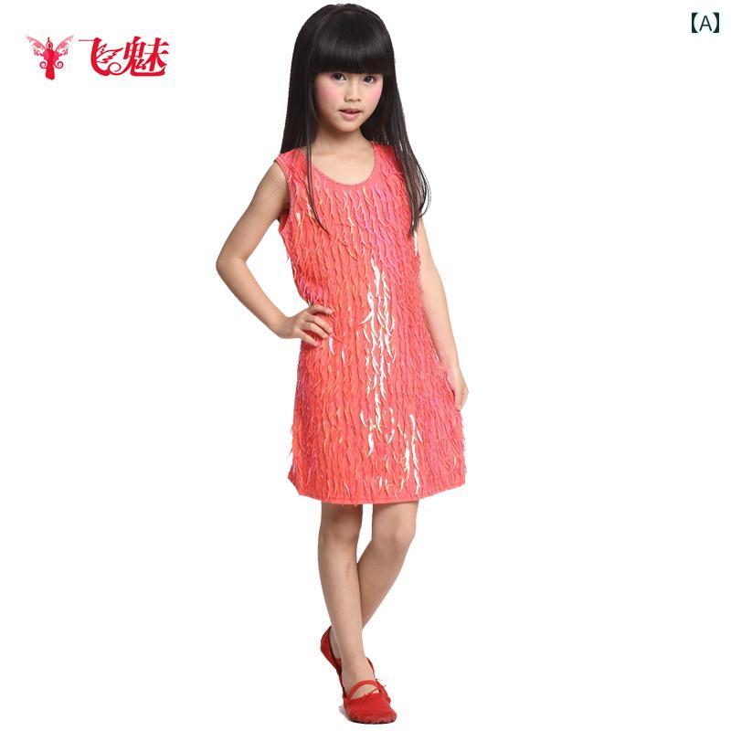 子供 キッズ 女の子 ファッション オールシーズン パフォーマンス コスチューム ス...