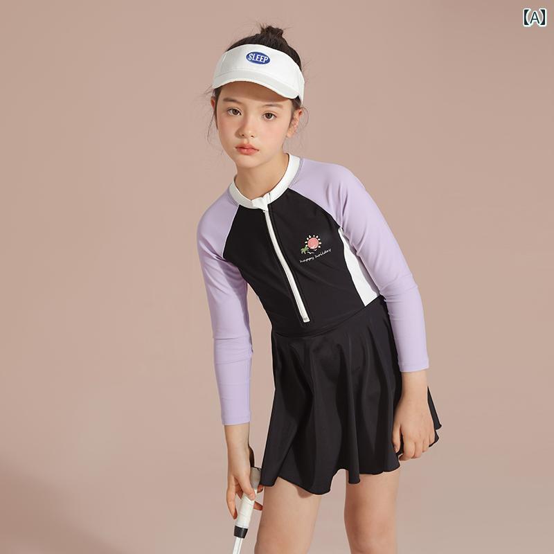 水着 子供 キッズ スイムウェア 女の子 半袖 水泳 プール 海水浴 ビーチ サーフィ...