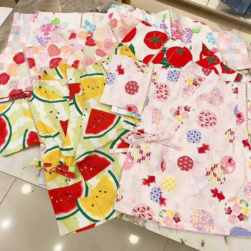 キッズ ファッション 甚平 浴衣 着物 スウェット トップス シャツ レース ショート ウェア ナイト ルー..