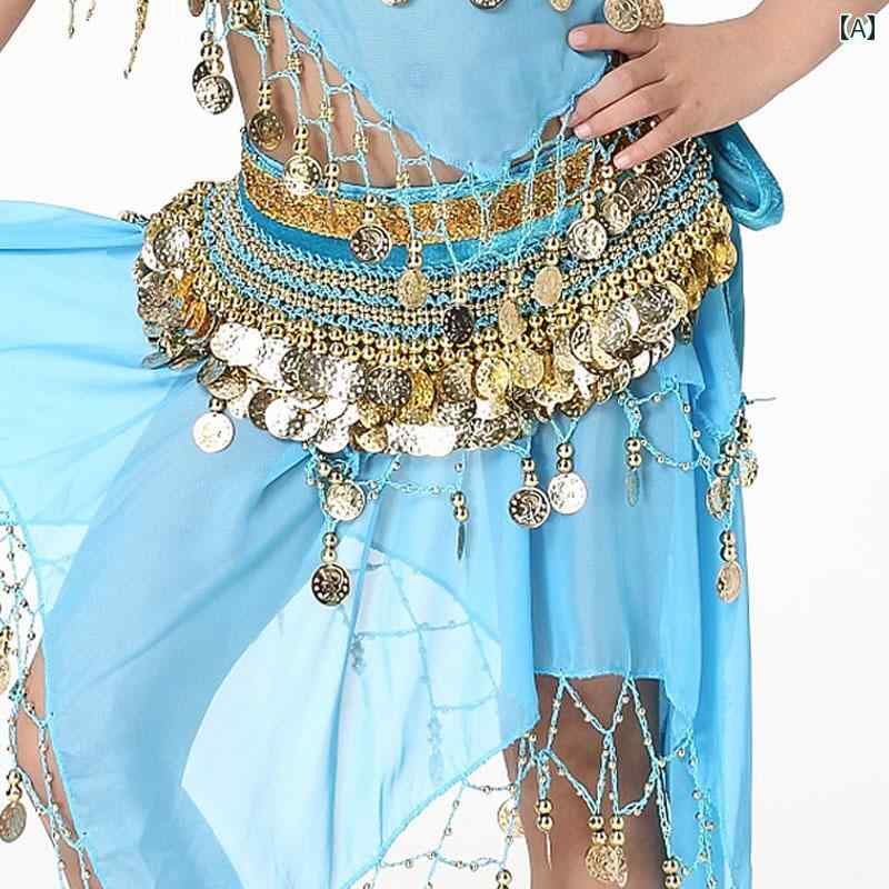 子供 キッズ 女の子 ダンス ファッション ベリーダンス パフォーマンス コスチュー...