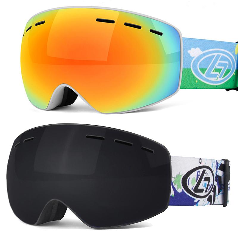 スキー ゴーグル 子供 キッズ 防風 二層 防霧 球面 メガネ メンズ レディース ユニセックス スキー ス..