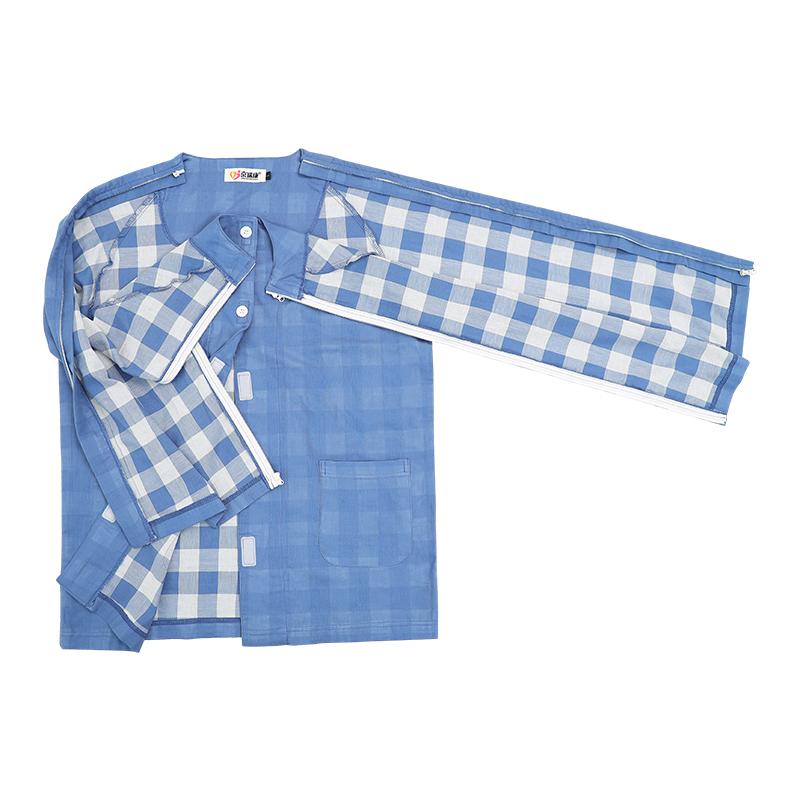 介護 パジャマ シニア 脱ぎ履きしやい 寝たきり 夏 リハビリ 看護 ジッパー 秋 パジャマ ルームウェア ..