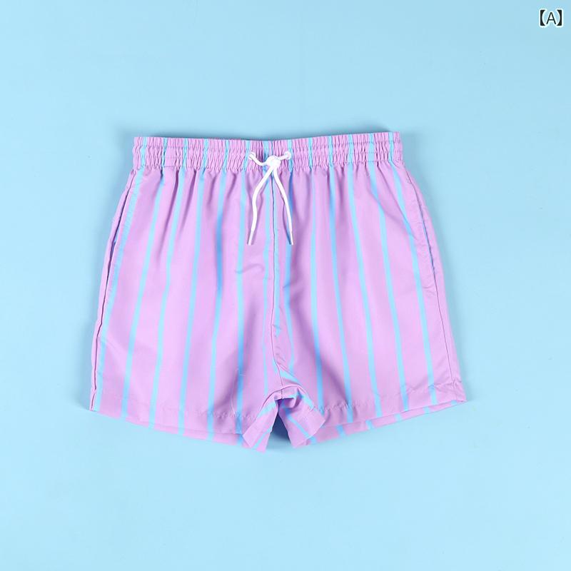 セキュアデポのキッズ スイムパンツ 子供 水着 夏 日焼け防止 速乾 ビーチ ショーツ 男の子 女の子 サーフィン ビーチ 水泳 パンツ ショートパンツ 海水浴 プール｜アングル2