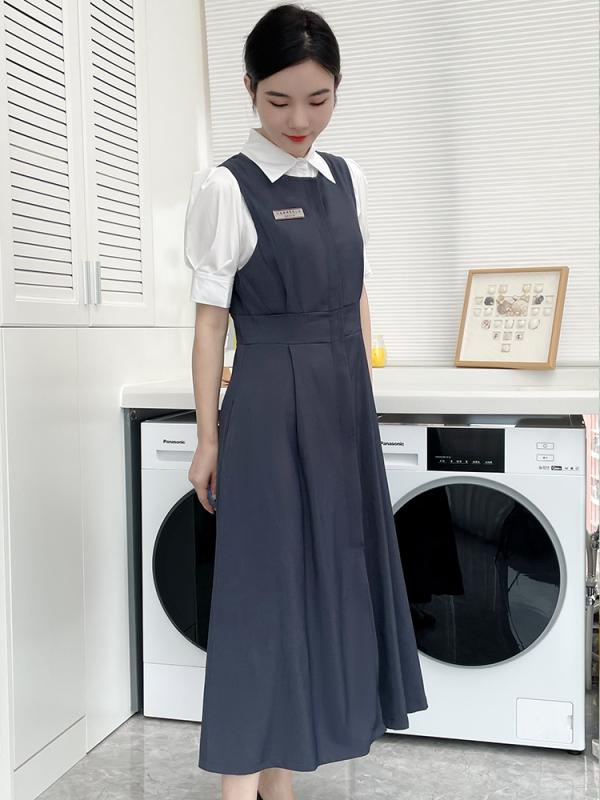 レディース 和風 美容師 ドレス ヘルス クラブ 皮膚 管理 美容 ネイル ケア ケータリング 作業着 ワン..