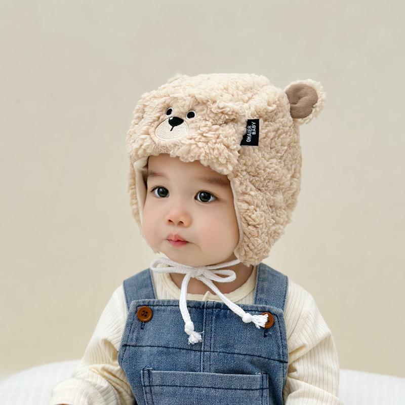キッズ ベビー ロシア帽子 かわいい 耳 冬 赤ちゃん ぬいぐるみ 帽子 男の子 かわ...