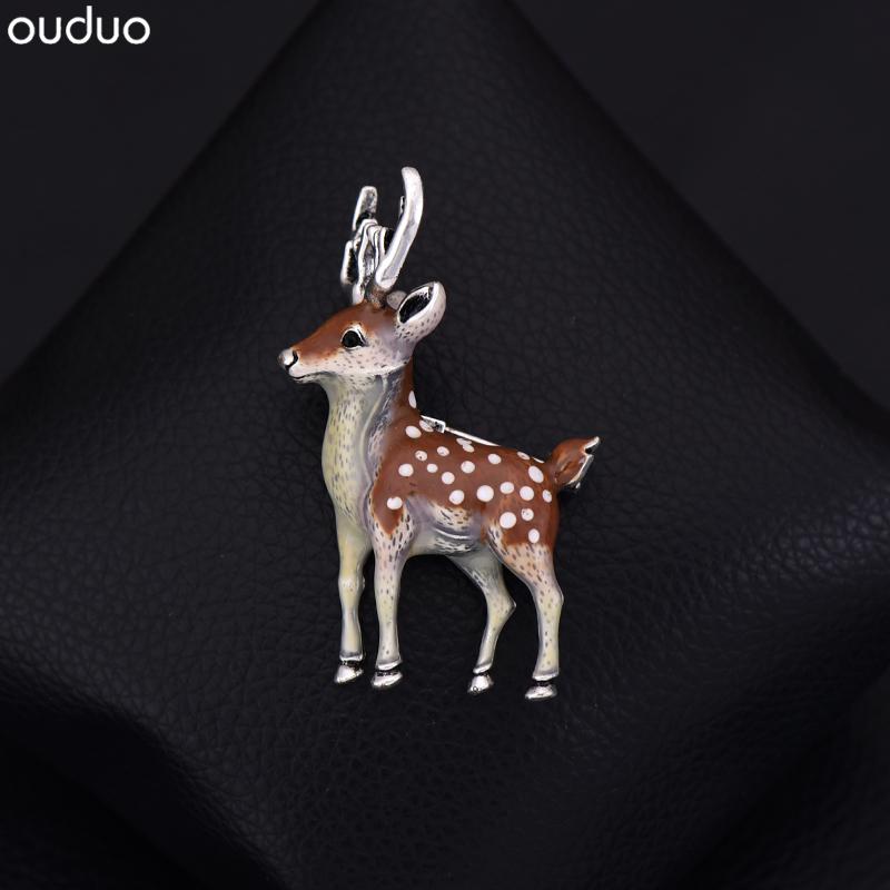 ブローチ レディース 卒業式 入学式 セレモニー アクセサリー ピン バッジ コサージュ ペンダント かわいい おしゃれ モチーフ 鹿 動物