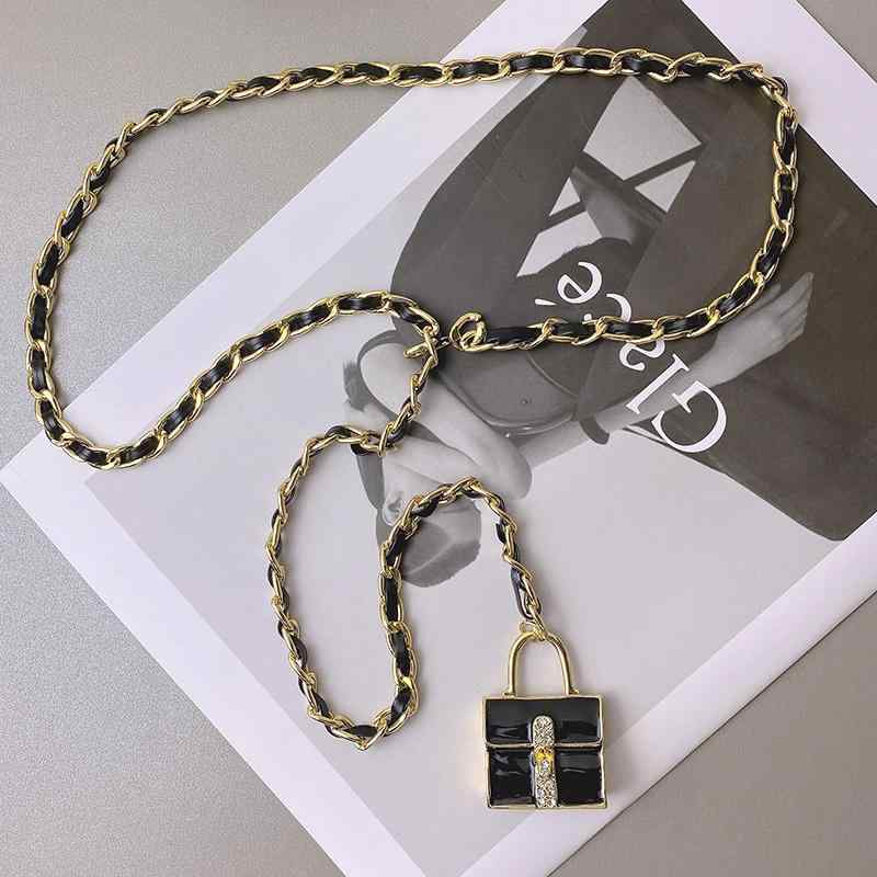 ウエスト チェーン ガーリー レディース バック型 快適 夏 スカート 金属 ベルト 装飾 アクセサリー シンプル レディース