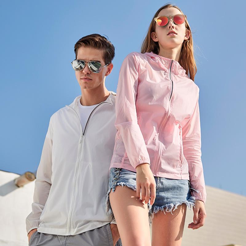 メンズ レディース ウインドブレーカー カップル お揃い可能 夏 日焼け防止服 薄手 ジャケット 通気性 ..