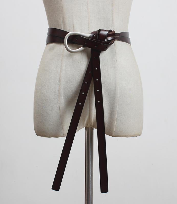 ベルト レディース ホース シュー バックルベルト レザー 装飾 セーター スーツ コート ワイド ガード..