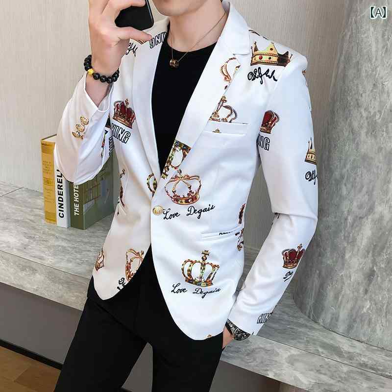 Tailored Jacket - テーラードジャケット おしゃれ カジュアル メンズ ジャケット ブレザー 長袖 春秋 スリム スタイリッシュ クール オフィス 休日 レジャー 紳士服