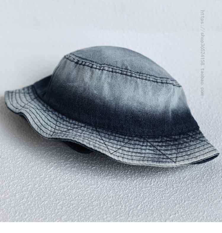釣り帽子 ウォッシュデニム グラデーション オールド フィッシャーマンハット レディース カジュアル ..