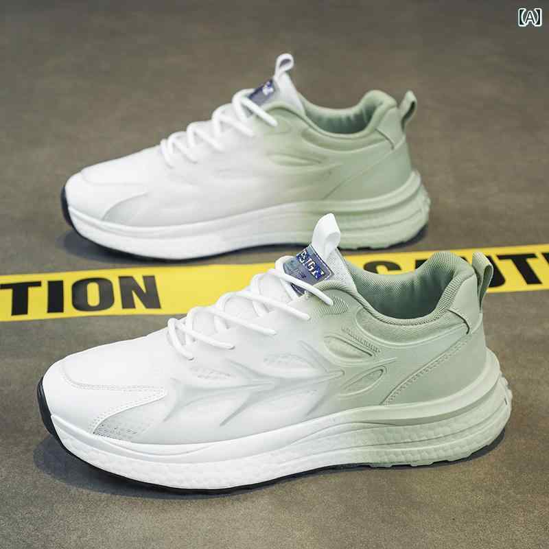 スポーツ シューズ メンズ 紳士 ファッション 靴 夏 夏 レースアップ 通気性 メッシュ ローヒール ラウンドトゥ レジャー アウトドア カジュアル シューズ