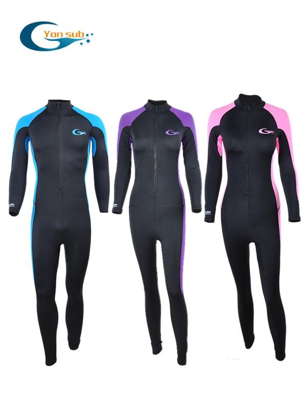 ウェットスーツ レディース ワンピース スリム 長袖 ビーチ 速乾 日焼け防止 メンズ シュノーケリング ..