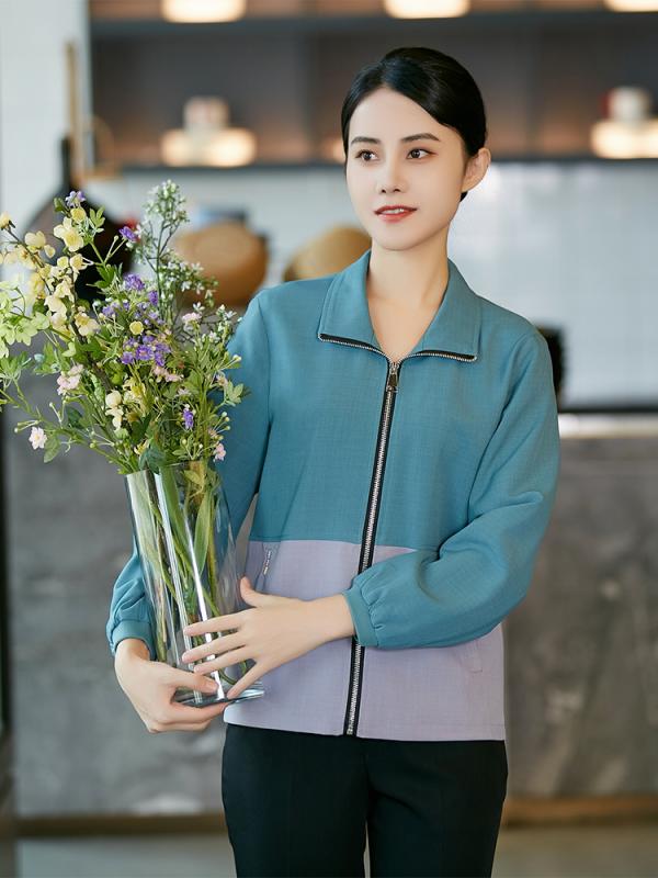 ユニフォーム 制服 作業着 おしゃれ ファッション 清掃 ハウスキーピング 物件 ホテル 長袖 秋冬 大き..