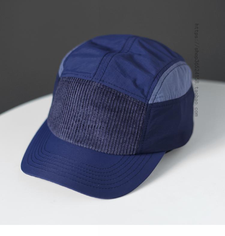 カジュアル キャップ 速乾 薄手 レトロ コーデュロイ ピーク メンズ 5ピース キャンプ ワークウェア レ..