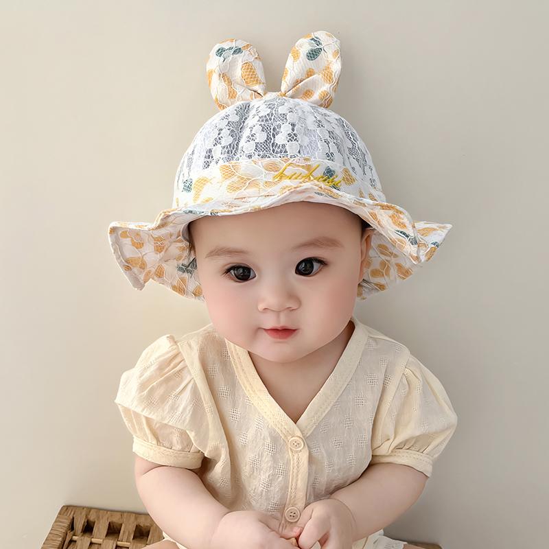 帽子 子供 帽子 女の子 日よけ 帽子 夏 かわいい メッシュ 男の子 幼児 幼児 フィッシャーマン ハット ..