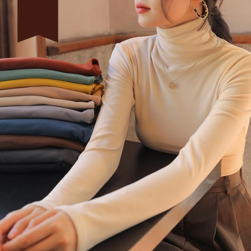 レディース トップス インナー ハイネック カジュアル シンプル おしゃれ 普段着 マルチシーン 大人 レディース ファッション 秋冬