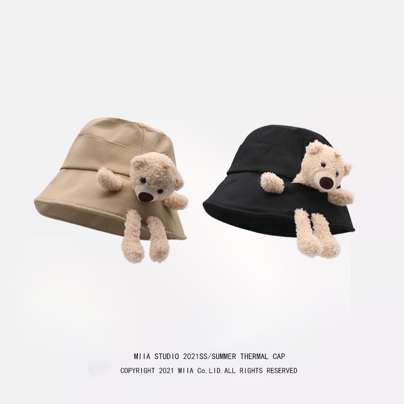 バケットハット くま 帽子 メンズ レディース ファッション カジュアル ストリート レジャー デイリー スポーツ アウトドア