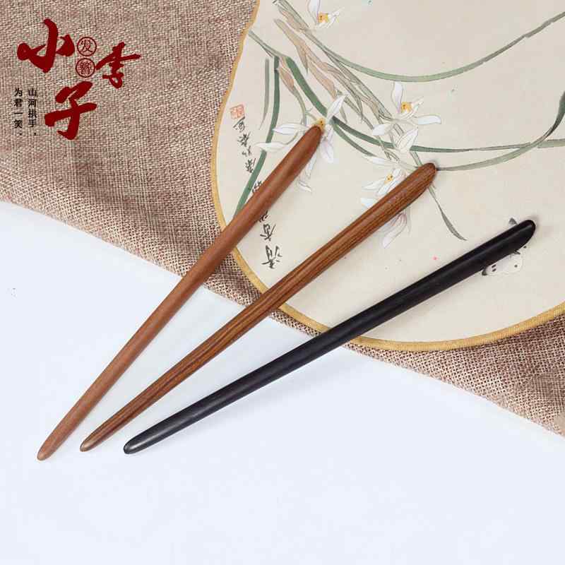 ヘアアクセサリー かんざし ヘアピン 木 頭 彫刻 木工 髪飾り 髪留め 大人式 母の日 ギフト レトロ おしゃれ 簪 レトロ レディース シンプル クラシカル...