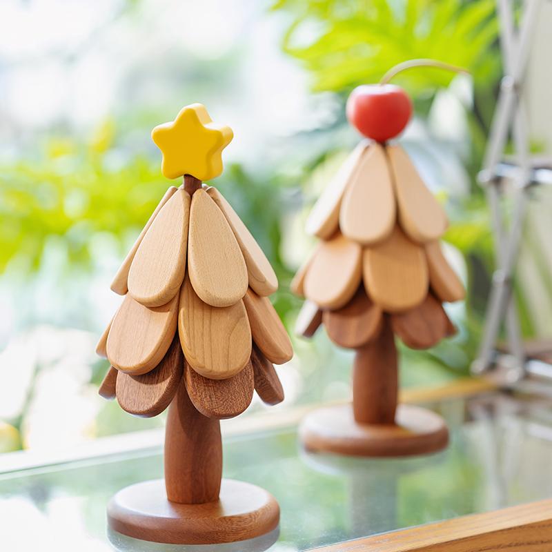 断熱 マット 木 装飾品 小さめ かわいい 癒し キッチングッズ コースター ギフト インテリア 木工品 シンプル おしゃれ