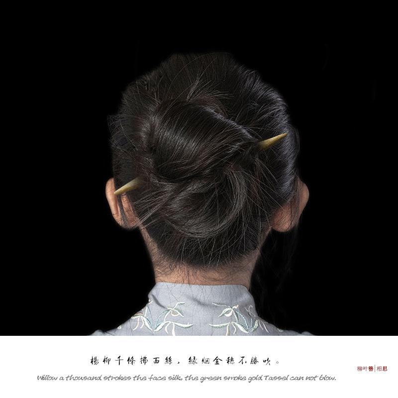 ヘアアクセサリー かんざし ヘアピン 木 緑檀 頭 髪飾り 髪留め 魅惑 ギフト レトロ おしゃれ レトロ チャイナ風 レディース シンプル 大人式 母の日 ク...