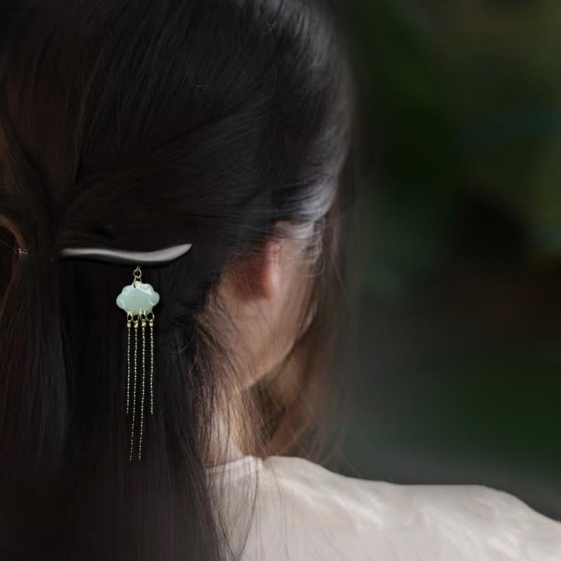 ヘアアクセサリー かんざし ヘアピン 木 手工 夏 伝統 頭 髪飾り 髪留め 魅惑 ギフト レトロ おしゃれ レトロ レディース シンプル 大人式 母の日 クラ...