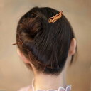 ヘアアクセサリー かんざし ヘアピン 桃木 中華風 木 頭 髪飾り 髪留め 魅惑 ギフト レトロ おしゃれ レトロ レディース シンプル 大人式 母の日 クラシ...
