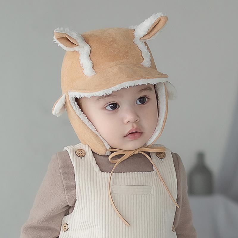 ベビー 帽子 防寒 かわいい 韓国 赤ちゃん 耳の保護 裏起毛 サンダーハット 幼児 子供 冬 寒さ防止 暖..