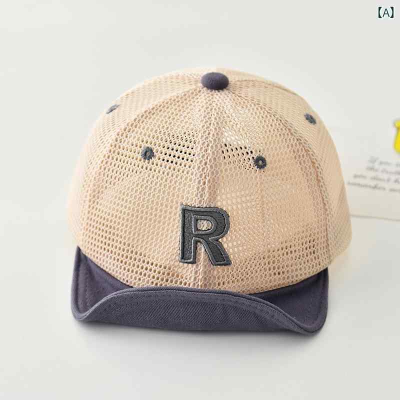 ベビー ハット 夏 薄手 キャップ メンズ レディース 通気性 メッシュ 野球帽 サンハット かわいい