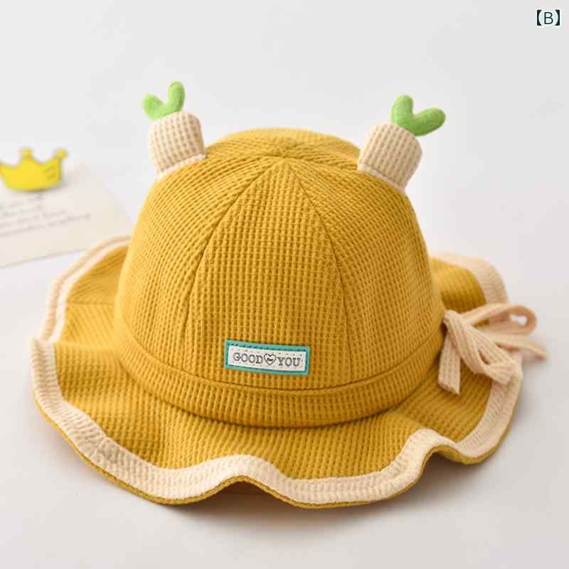ベビー ファッション 帽子 バケットハット 日よけ ひさし帽 小物 柄物 日除け 柔ら...