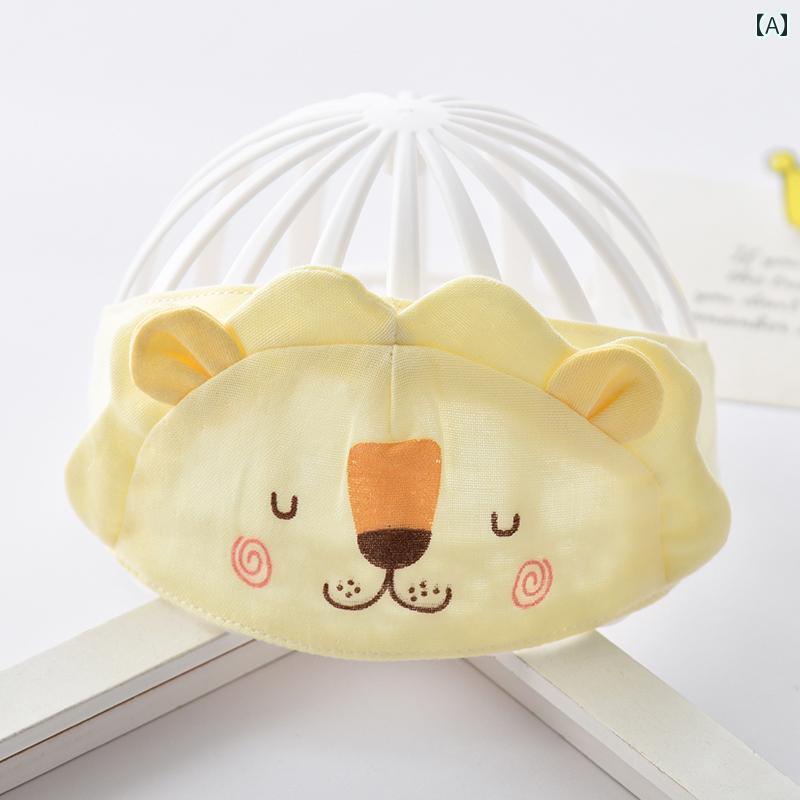 ヘッド バンド ベビー 帽子 夏 新生児 保護 キャップ 生後 1ヶ月 バルブ キャップ かわいい おしゃれ