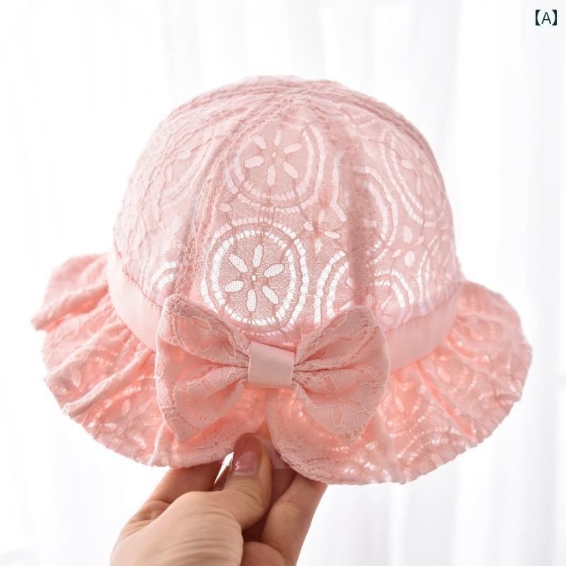 サンハット 日よけ 帽子 ベビー 春夏 薄手 赤ちゃん 日焼け防止 プリンセス かわいい 韓国 きれいめ お..