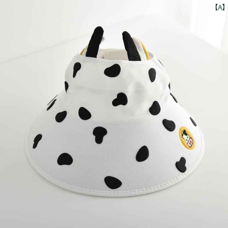 ベビー キッズ 子供 夏 つば広サンバイザー メンズ レディース兼 UV陽射し対策ほわ 調整可能 かわいい おしゃれ 快適 通気性 柔らかい 外遊び 屋外 外出...