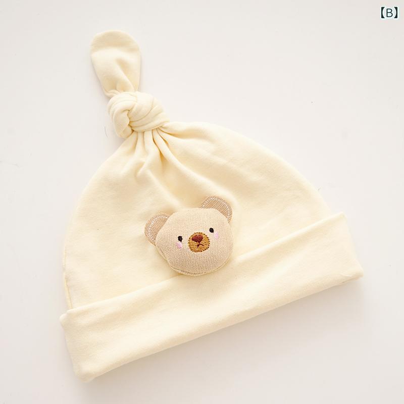 新生児 帽子 かわいい 頭部保護 メンズ レディース 赤ちゃん 春秋 ベビー プルオー...