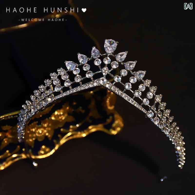 レディース ティアラ シンプル ウエディング 花嫁 きらきら プリンセス ヘアーアクセサリー エレガント 上品 新婦 誕生日 パーティー