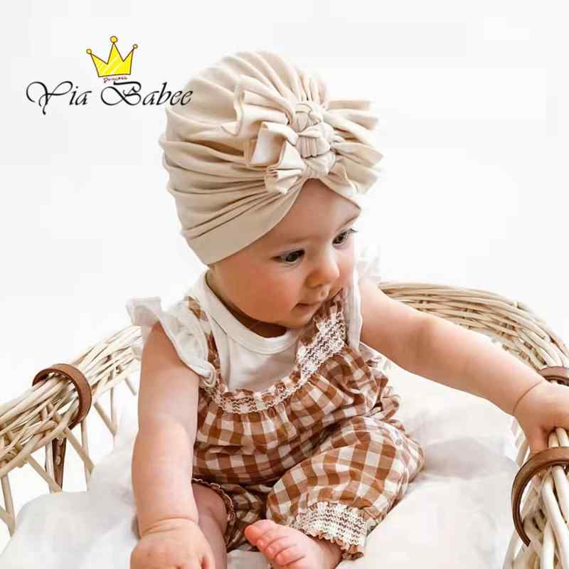 ベビー 帽子 ターバンキャップ 写真撮影 リボン ストレッチ性 薄手 インド風 頭 ヘッド 保護 雑貨 かわいい 幼児 赤ちゃん 装飾 春秋 屋外 外出 レジャー 子供