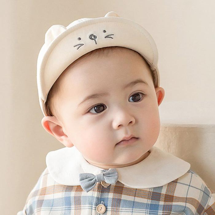 サンハット ベビー 帽子 キャップ ひさし帽 防風 耳 軽量 韓国 衣料品 頭 ヘッド 保護 かわいい 幼児 赤ちゃん 装飾 春夏 屋外 外出 レジャー 幼児 子供