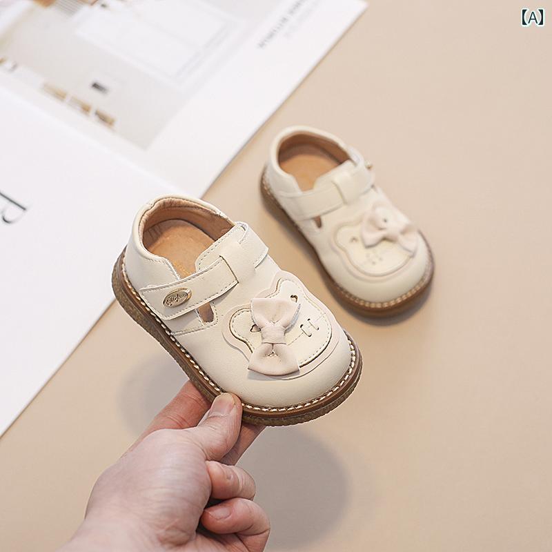 ベビー キッズ シューズ レザー フォーマル エレガント 女の子 プリンセス 赤ちゃん ラウンドトゥ 春秋..